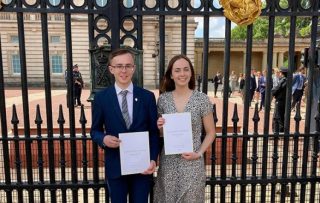 SJCR Alumni head to Buckingham Palace for Gold DofE award