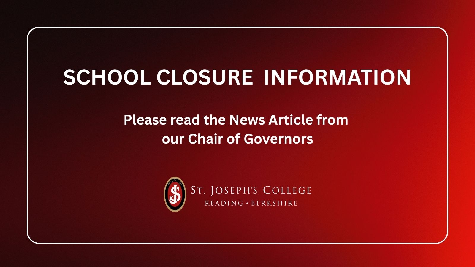School Closure Information